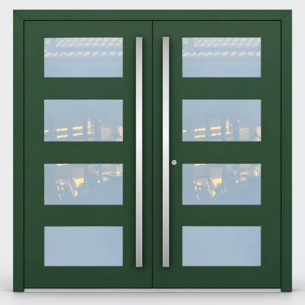 ALU C2 Double aluminum double front door