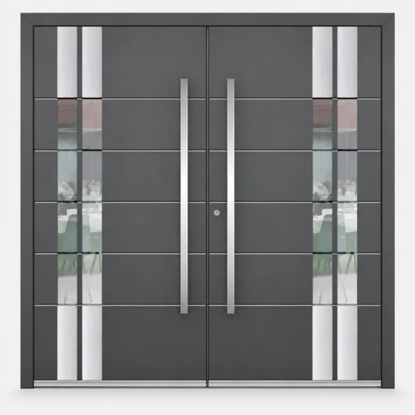 ALU C3 Double aluminum double front door